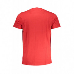 CAVALLI CLASS MEN'S SHORT SLEEVE T-SHIRT RED