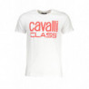 T-SHIRT MANCHES COURTES HOMME CAVALLI CLASS BLANC