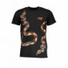 T-SHIRT À MANCHES COURTES HOMME CAVALLI CLASS NOIR