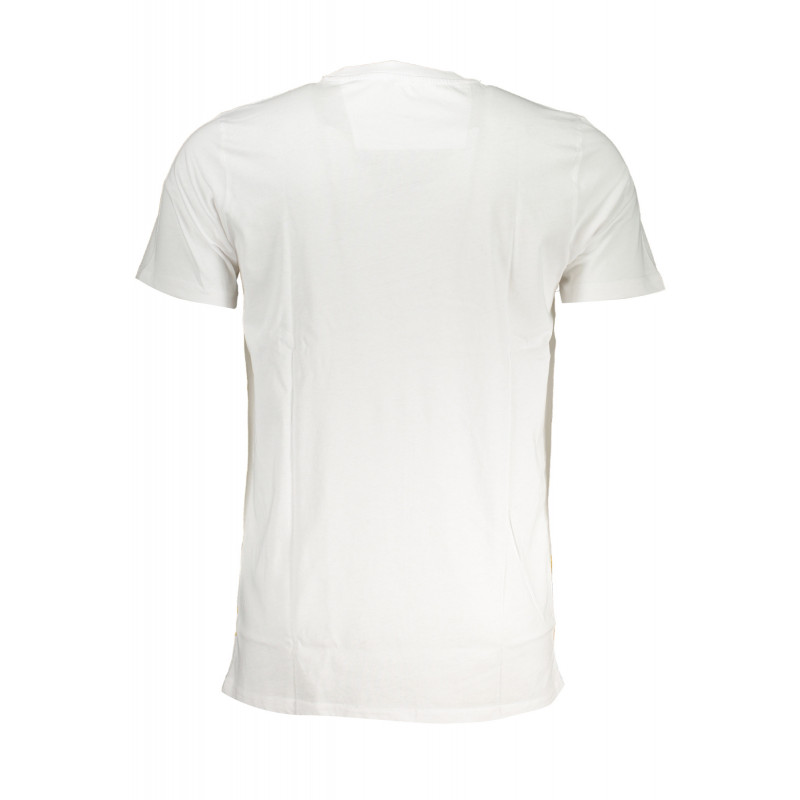 CAVALLI CLASS HERREN-KURZÄRMELIGES T-SHIRT WEISS