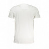 CAVALLI CLASS HERREN-KURZÄRMELIGES T-SHIRT WEISS