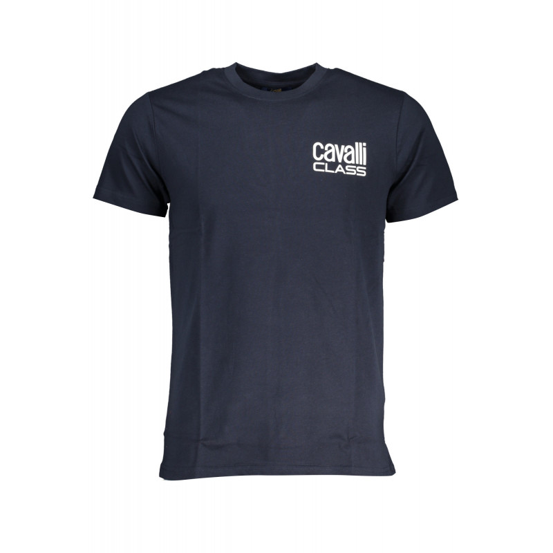 T-SHIRT MANCHES COURTES HOMME CAVALLI CLASS BLEU