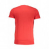 CAVALLI T-SHIRT MANCHES COURTES HOMME CLASS ROUGE