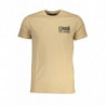 CAVALLI CLASS HERREN-KURZÄRMELIGES T-SHIRT BEIGE