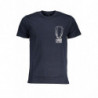 CAVALLI CLASS HERREN-KURZÄRMELIGES T-SHIRT BLAU