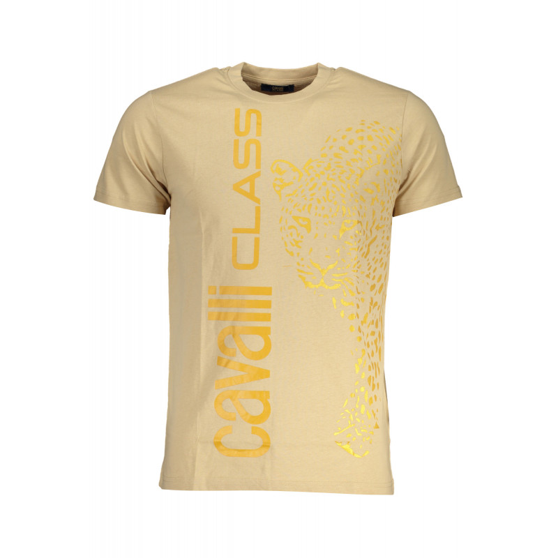 T-SHIRT MANCHES COURTES HOMME CAVALLI CLASS BEIGE