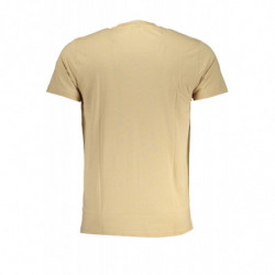 CAVALLI CLASS MEN'S SHORT SLEEVED T-SHIRT BEIGE