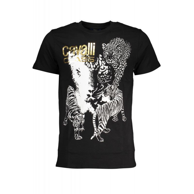 CAMISETA MANGA CORTA HOMBRE CAVALLI CLASS NEGRO