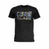 T-SHIRT À MANCHES COURTES HOMME CAVALLI CLASS NOIR