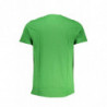 CAVALLI CLASS GREEN MEN'S SHORT SLEEVED T-SHIRT