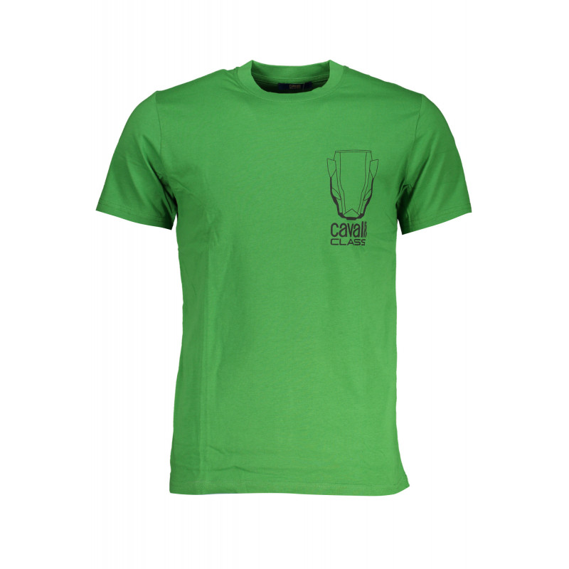 T-SHIRT MANCHES COURTES HOMME CAVALLI CLASS VERT
