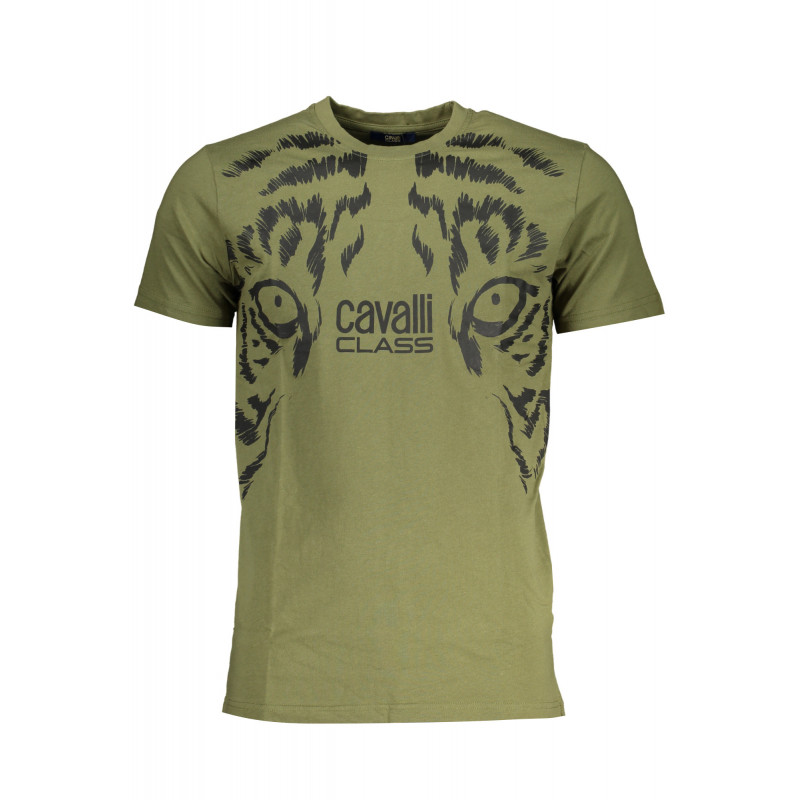 T-SHIRT MANCHES COURTES HOMME CAVALLI CLASS VERT