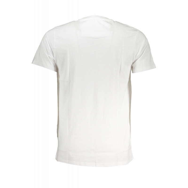 CAVALLI CLASS HERREN-KURZÄRMELIGES T-SHIRT WEISS