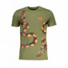 CAVALLI CLASS GREEN MEN'S SHORT SLEEVED T-SHIRT