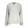 CAVALLI CLASS WOMEN'S GRAY ZIPLESS SWEATSHIRT