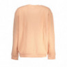 CAVALLI CLASS WOMEN'S PINK SWEATSHIRT WITHOUT ZIP
