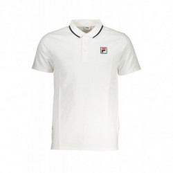 FILA HERREN-POLOSHIRT MIT KURZEN ÄRMELN, WEISS