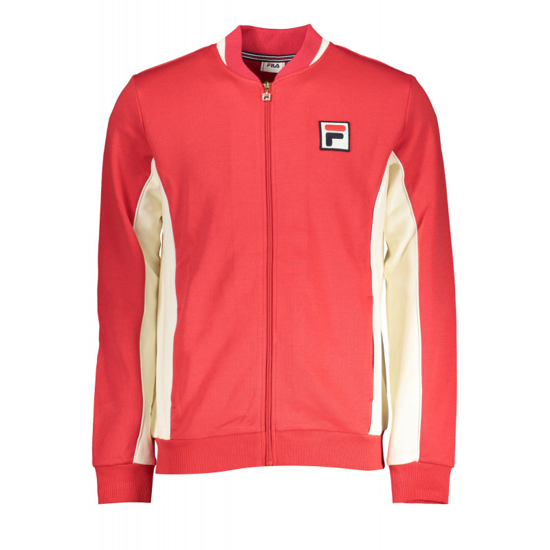 FILA HERREN-SWEATSHIRT MIT ROTEM ZIP