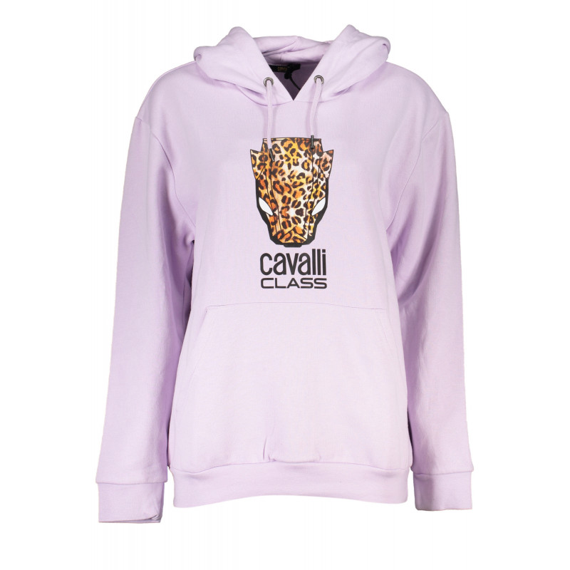 CAVALLI CLASS WOMEN'S SWEATSHIRT WITHOUT ZIP PURPLE