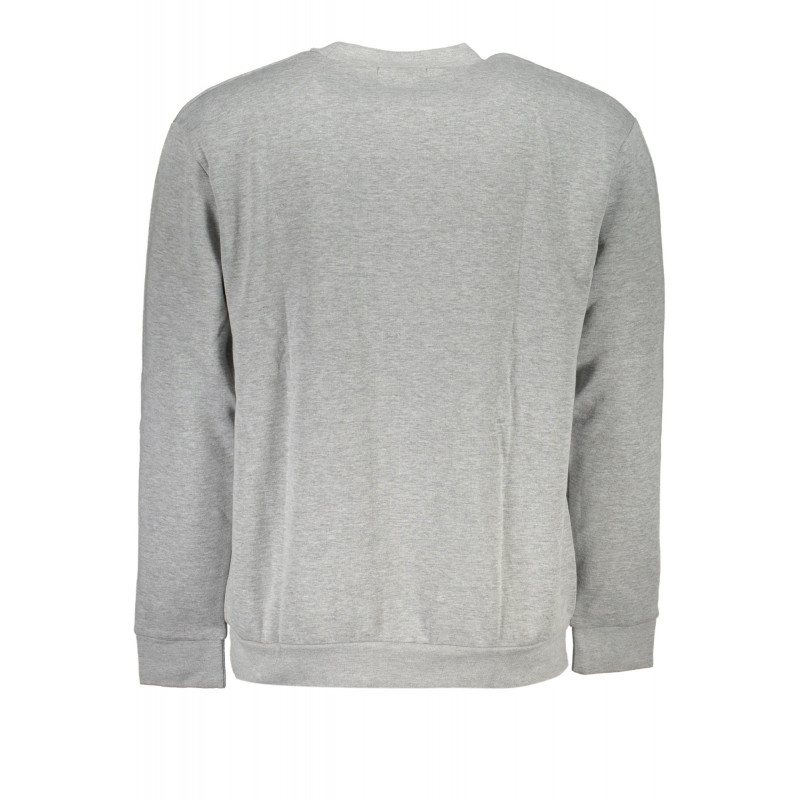 CAVALLI CLASS MEN'S GRAY ZIPLESS SWEATSHIRT