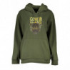 SUDADERA MUJER SIN CREMALLERA CAVALLI CLASS VERDE
