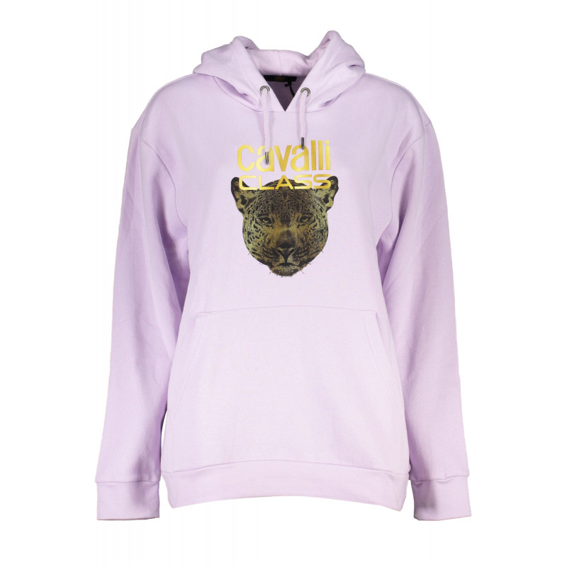 SUDADERA MUJER CAVALLI CLASS SIN CREMALLERA MORADO