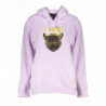 SUDADERA MUJER CAVALLI CLASS SIN CREMALLERA MORADO