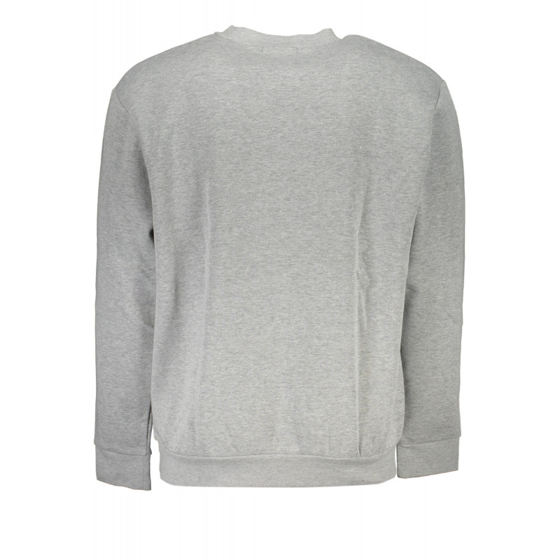 SWEAT-SHIRT SANS FERMETURE ÉCLAIR GRIS POUR HOMMES CAVALLI CLASS