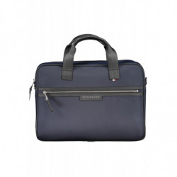 TOMMY HILFIGER BLUE MEN'S BRIEFCASE
