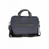 TOMMY HILFIGER BLUE MEN'S BRIEFCASE
