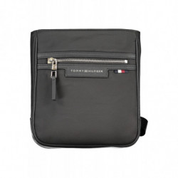 TOMMY HILFIGER MEN'S BLACK SHOULDER BAG