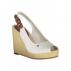 TOMMY HILFIGER WOMEN'S WHITE SANDAL FOOTWEAR