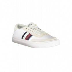 CHAUSSURES DE SPORT BLANCHES TOMMY HILFIGER POUR HOMMES