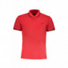 HARMONT & BLAINE ROTES KURZÄRMELIGES POLOSHIRT FÜR HERREN