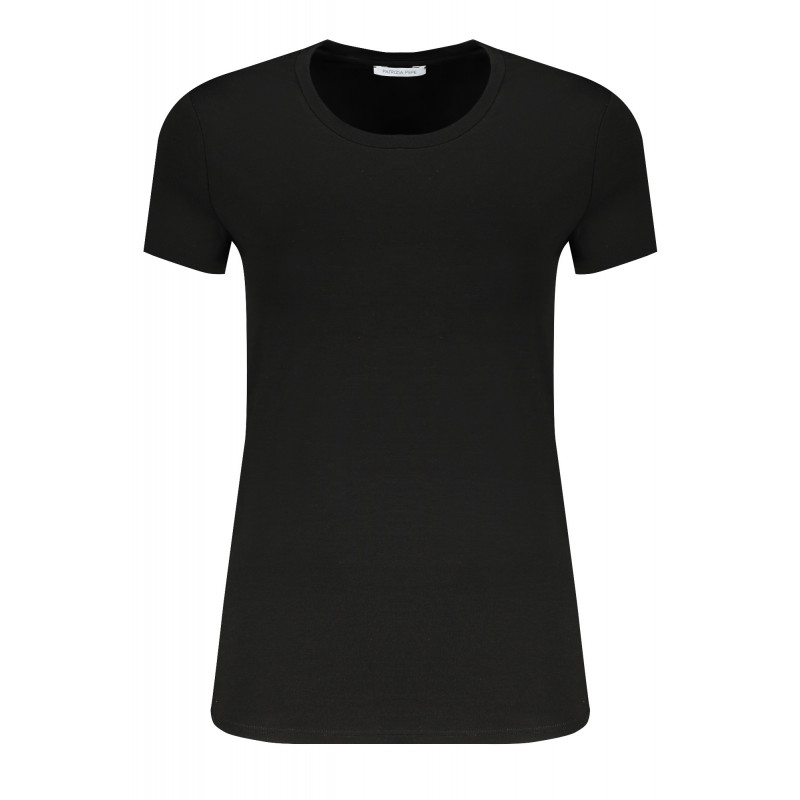 PATRIZIA PEPE DAMEN KURZARM T-SHIRT SCHWARZ