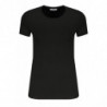 PATRIZIA PEPE WOMEN'S SHORT SLEEVE T-SHIRT BLACK