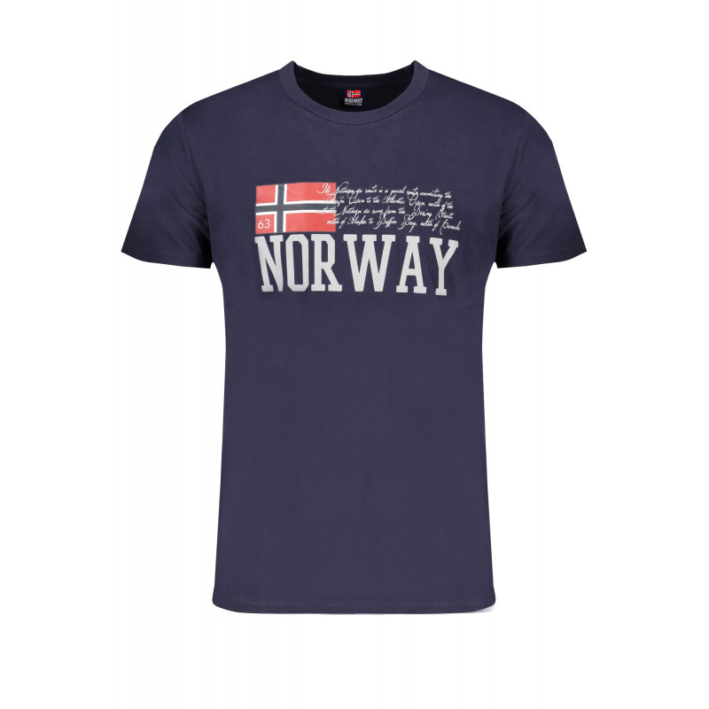 CAMISETA MANGA CORTA HOMBRE NORUEGA 1963 AZUL