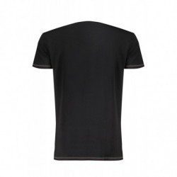 AERONAUTICA MILITARE SCHWARZES OUTDOOR-T-SHIRT FÜR HERREN