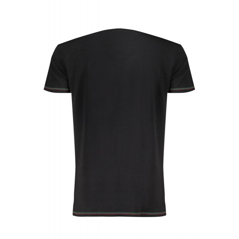 AERONAUTICA MILITARE SCHWARZES OUTDOOR-T-SHIRT FÜR HERREN