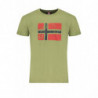 CAMISETA MANGA CORTA HOMBRE NORUEGA 1963 VERDE