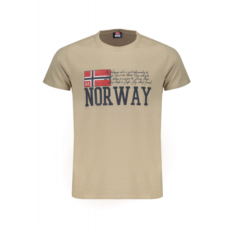 NORWEGEN 1963 BEIGES KURZARM-T-SHIRT FÜR HERREN