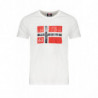 NORVÈGE 1963 T-SHIRT BLANC À MANCHES COURTES HOMME