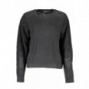 DESIGUAL BLACK WOMEN'S SWEATER