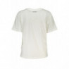 DESIGUAL T-SHIRT MANICHE CORTE DONNA BIANCO