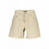 JEANS CORTO DESIGUAL MUJER BEIGE