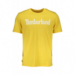 TIMBERLAND YELLOW MEN'S SHORT SLEEVED T-SHIRT