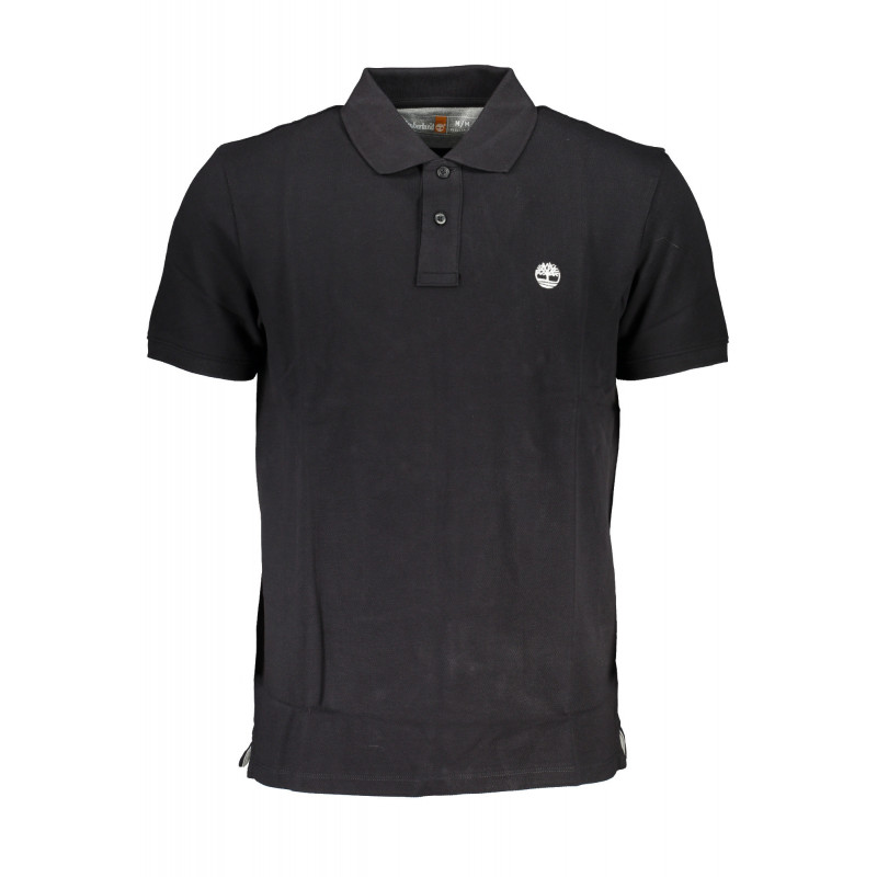 TIMBERLAND SCHWARZES KURZÄRMELIGES POLOSHIRT FÜR HERREN