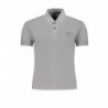 NAPAPIJRI MEN'S GRAY SHORT SLEEVED POLO SHIRT
