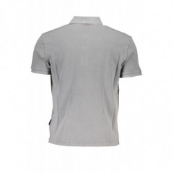GRAUES KURZÄRMELIGES POLOSHIRT FÜR HERREN VON NAPAPIJRI