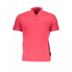 NAPAPIJRI MEN'S SHORT SLEEVED POLO SHIRT PINK